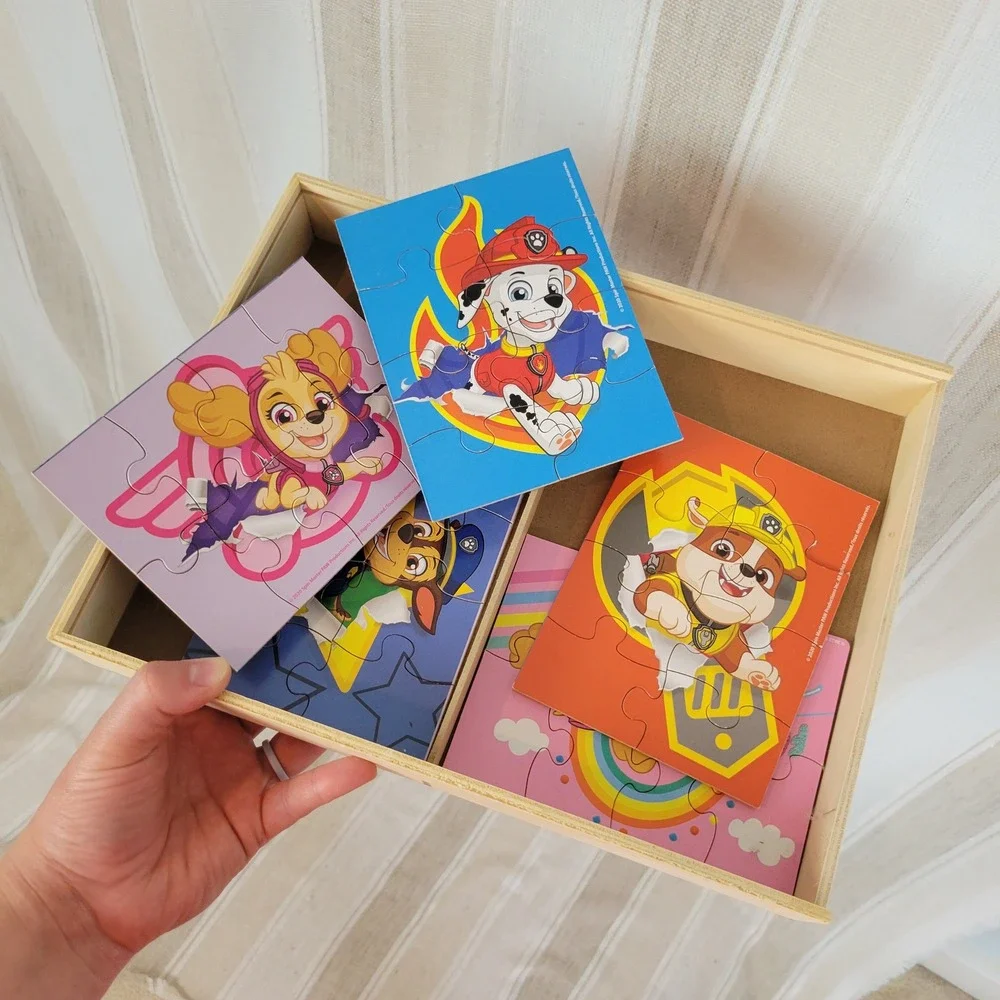 Paw patrol puzzles boxed set